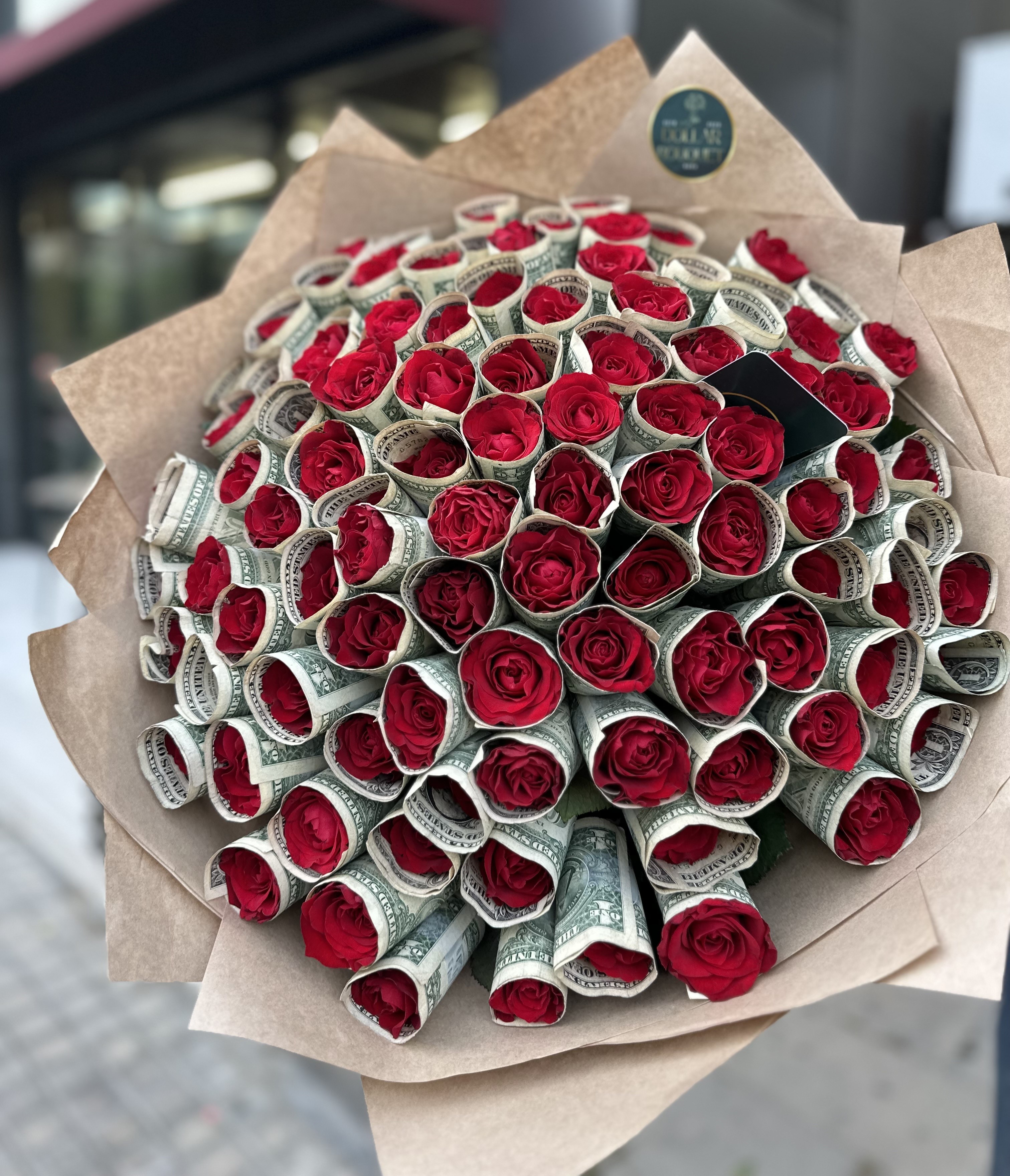 101 Gül Dollar Buketi